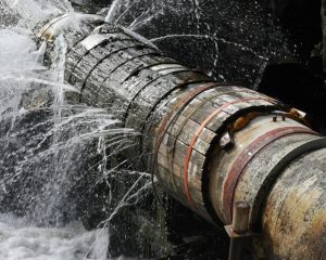 Old Leaking Pipe